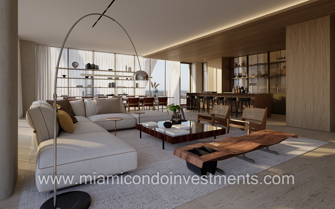 collab space rendering 1 - HQ Residences Miami