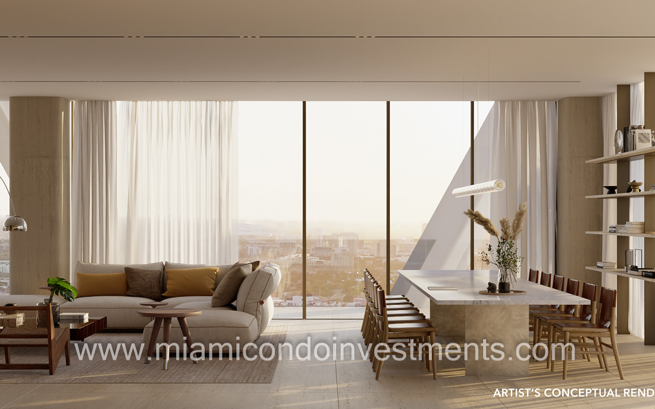 collab space rendering 2 - HQ Residences Miami