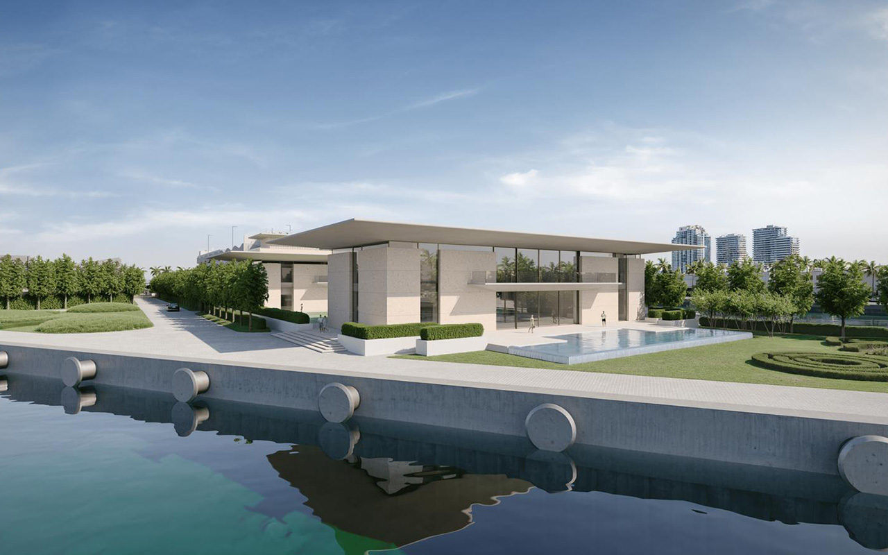 superyacht marina at Terminal Island in Miami