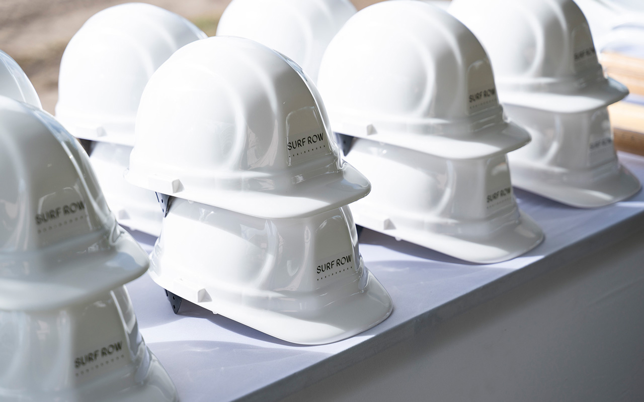 Surf Row Residences groundbreaking in Surfside FL