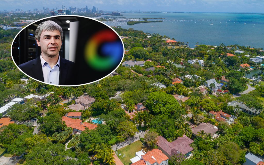 Larry Page buys two Miami homes in Coconut Grove for $1734 million