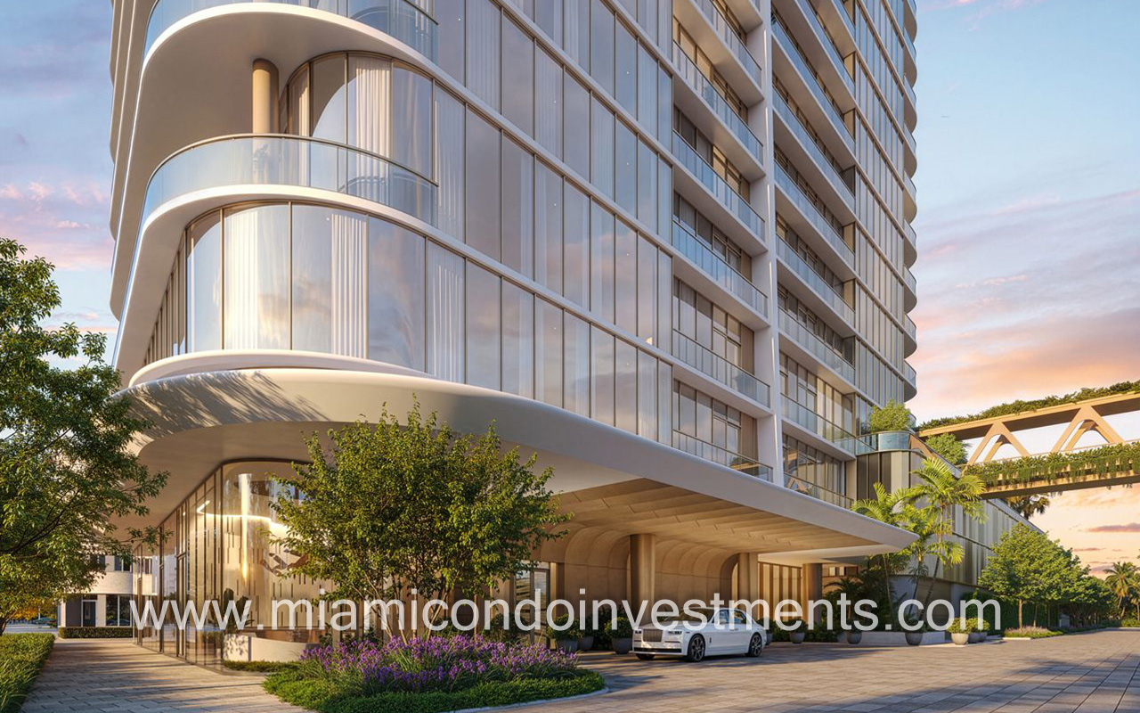 street-level view of Kempinski Residences Miami Design District