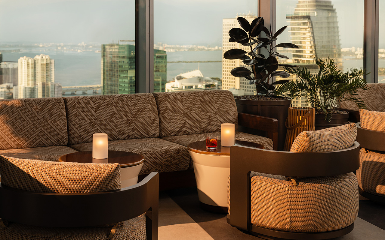 55th floor club at SEIA Miami