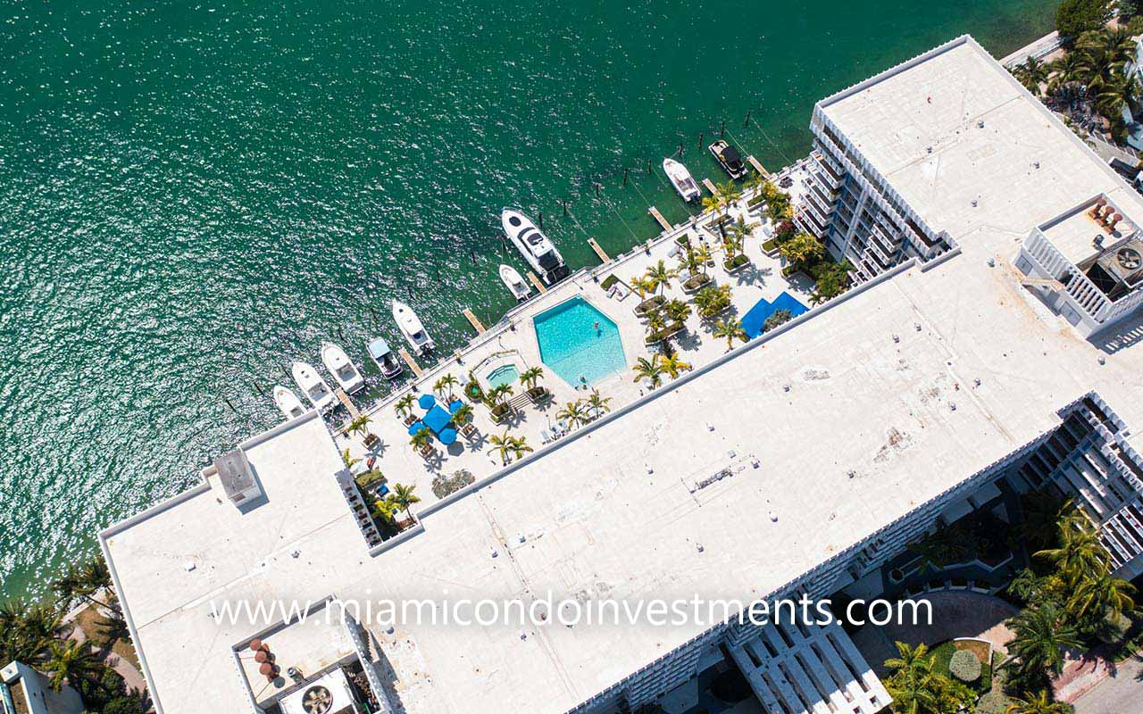 South Bay Club drone water view