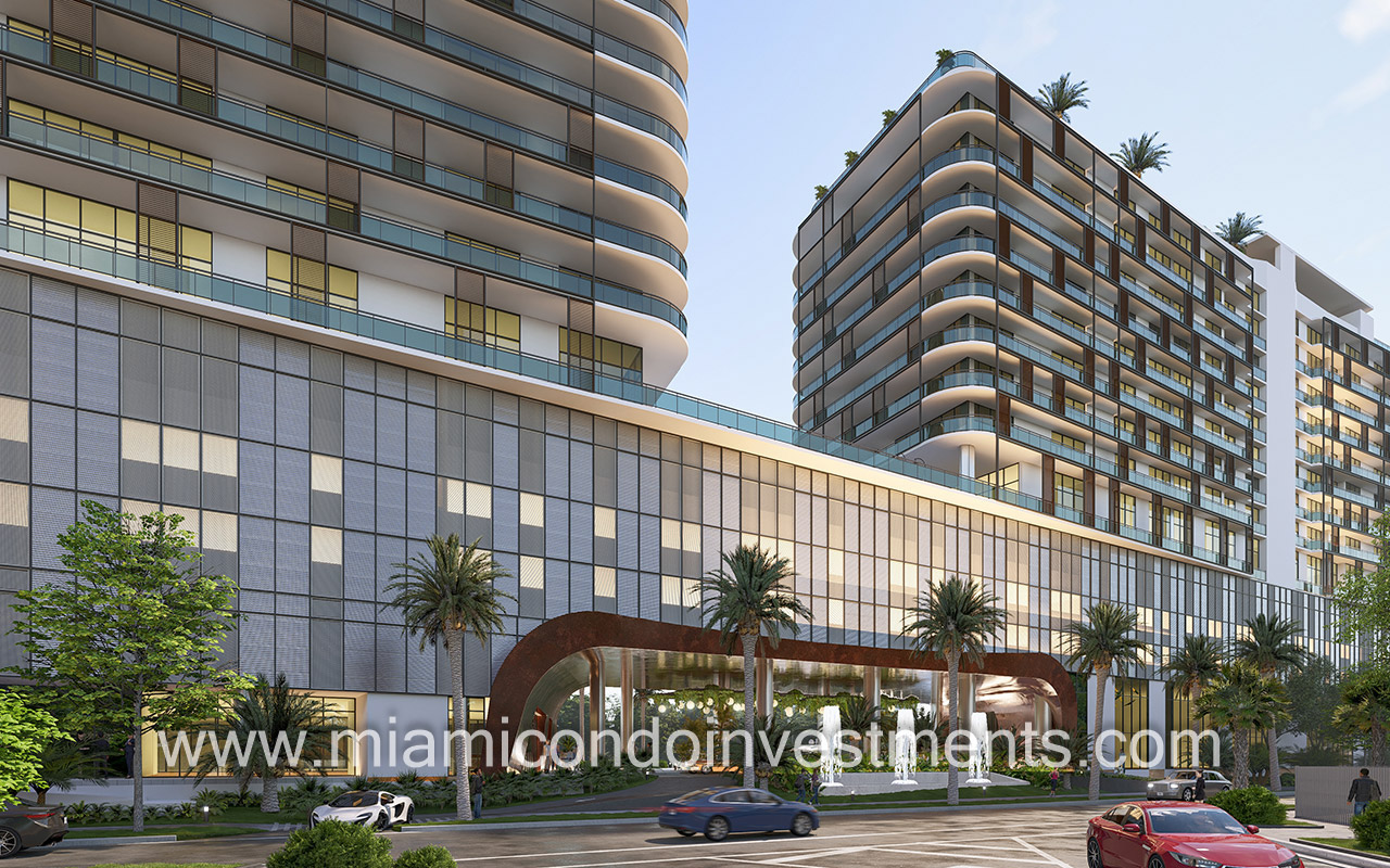 Vista Harbor Residences  Yacht Club main entrance