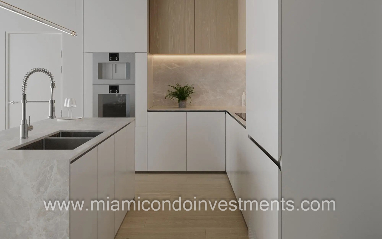 9900 West condominium kitchen