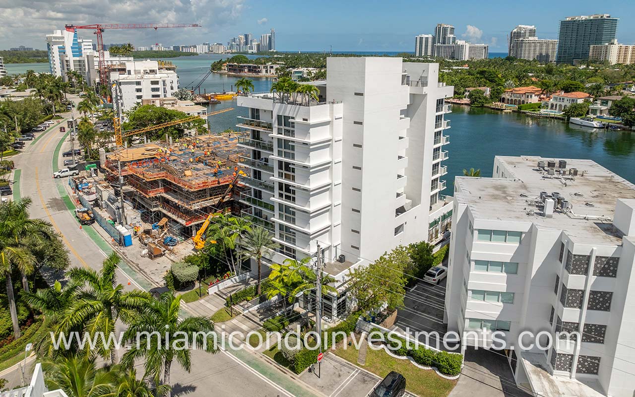 Harbour Park condo facing side front angle of building