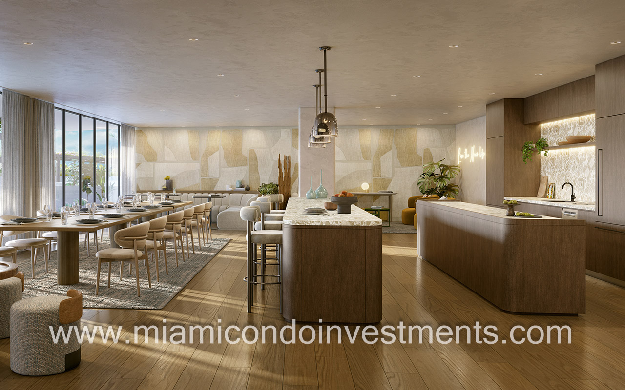 Nexo Residences condominium multipurpose room