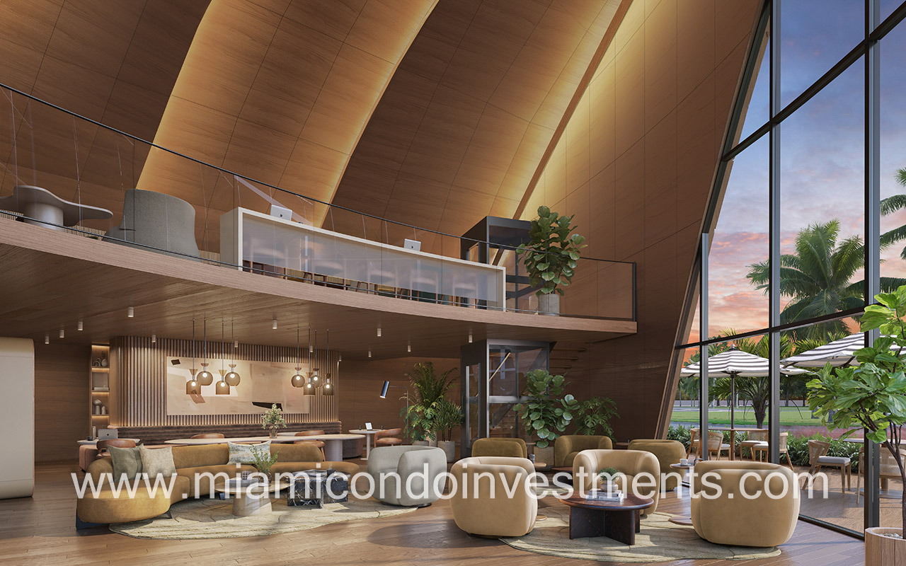 Nexo Residences condominium tech center area