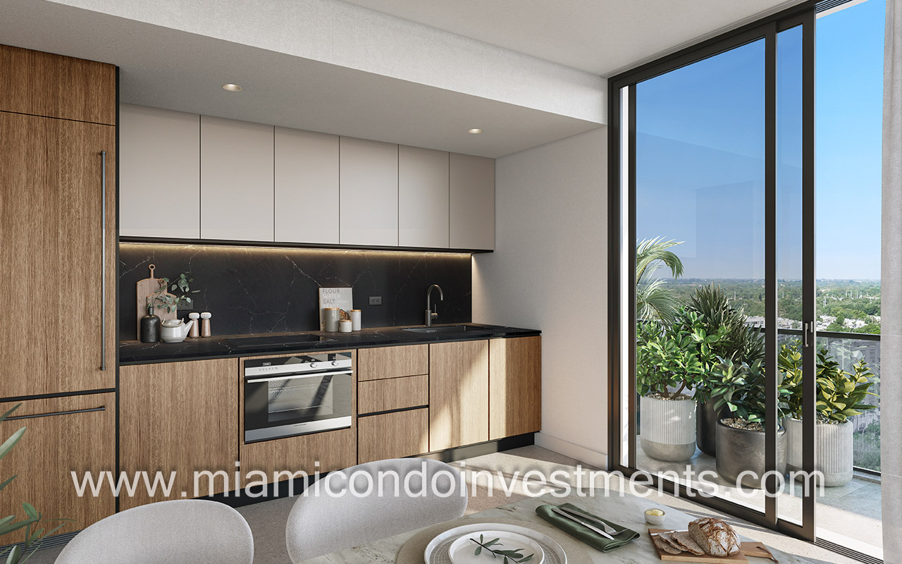 Nexo Residences condominium kitchen