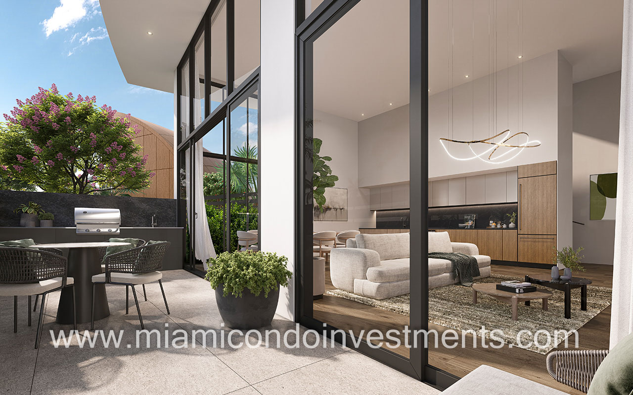 Nexo Residences condominium balcony and interior