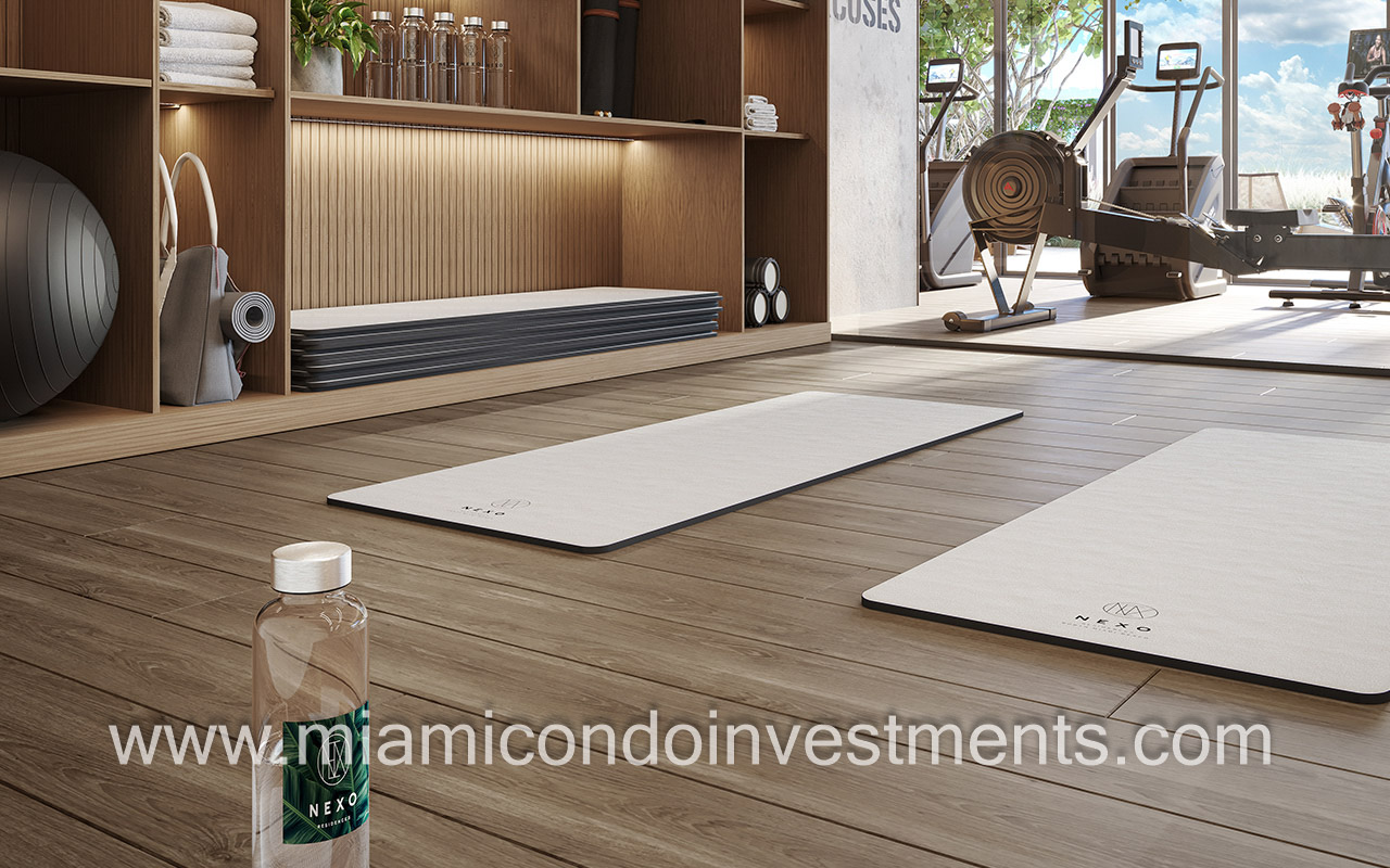 Nexo Residences condominium outdoor lawn