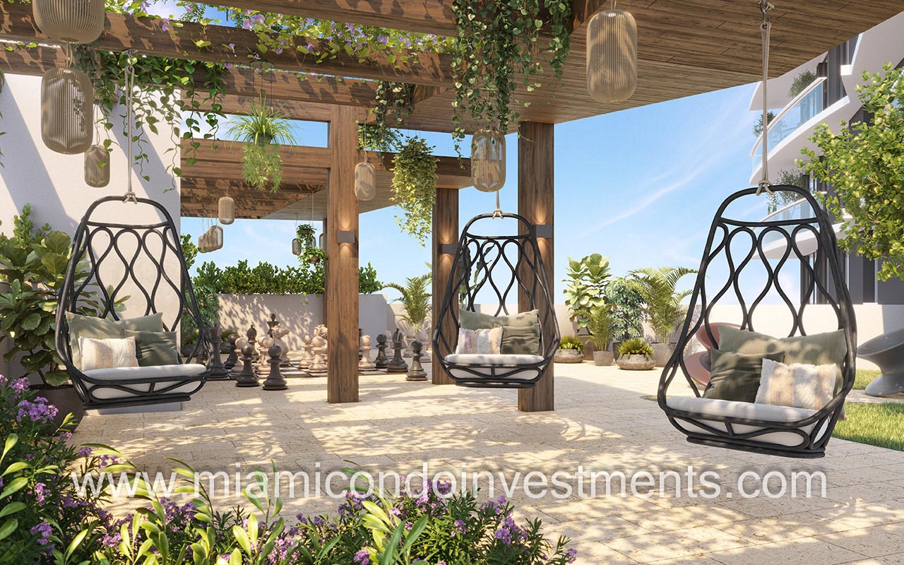 Nexo Residences condominium gaming lounge