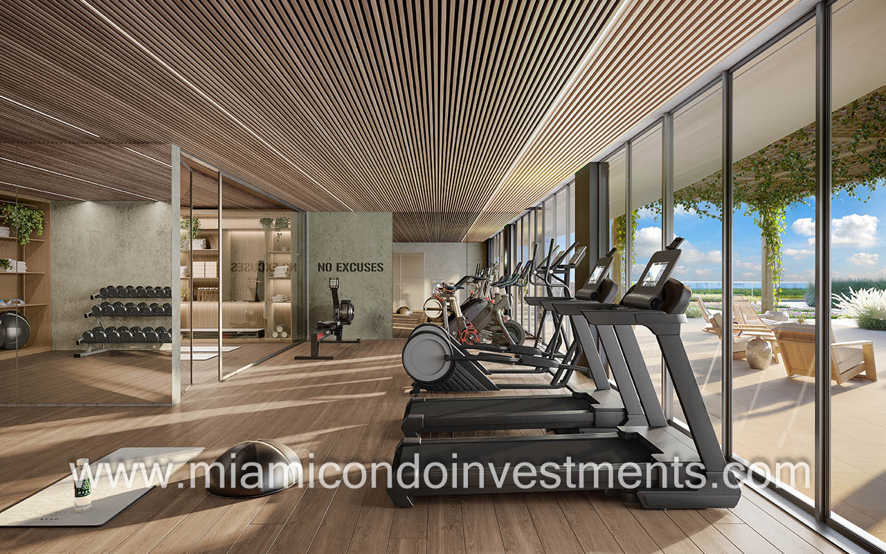 Nexo Residences condominium fitness center