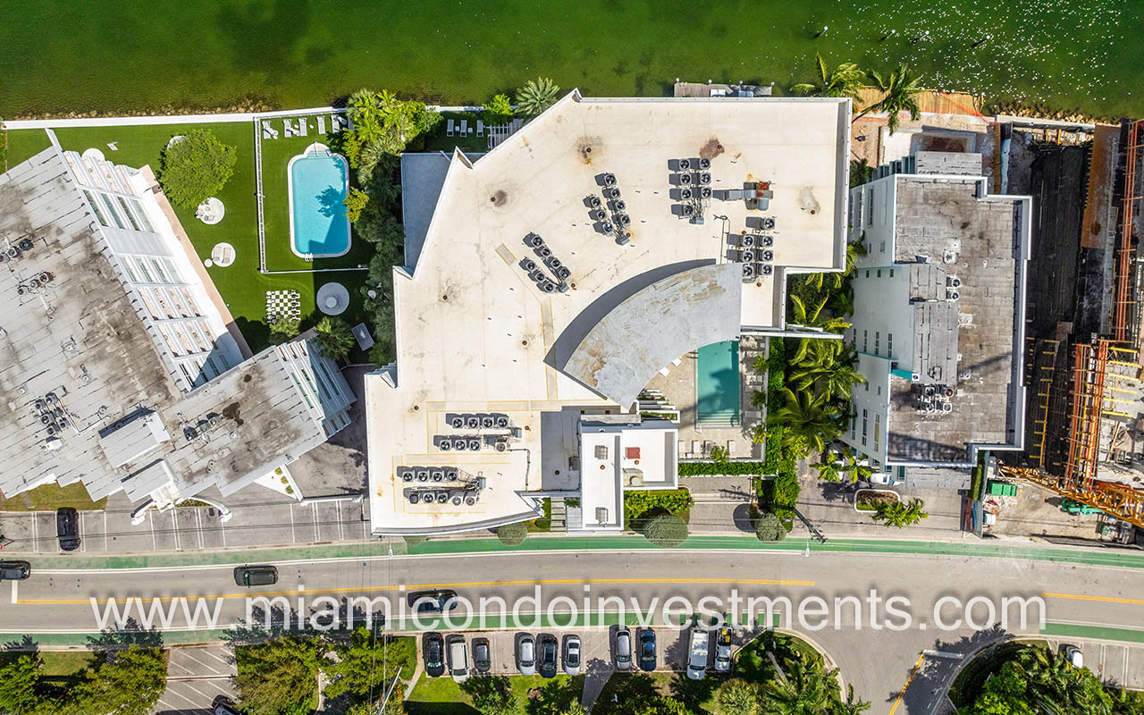 O Residences aerial view of rooftop