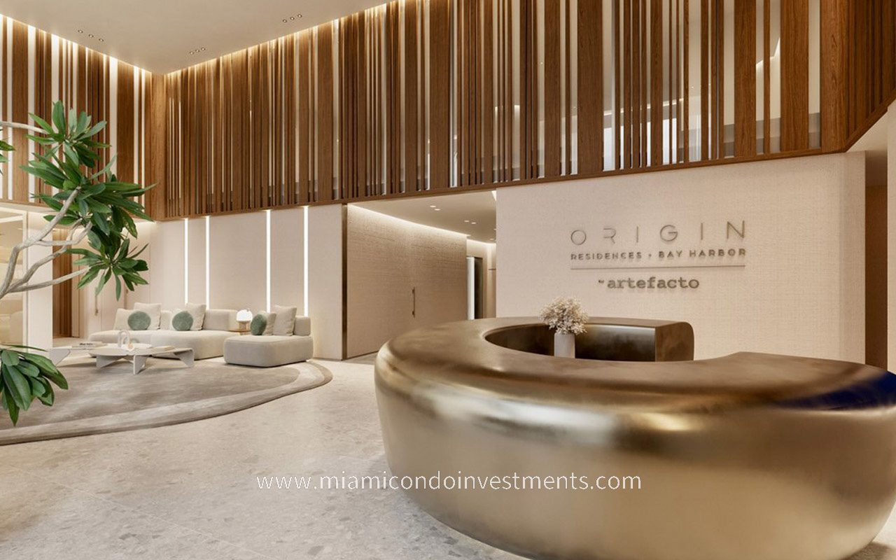 Origin Residences reception area