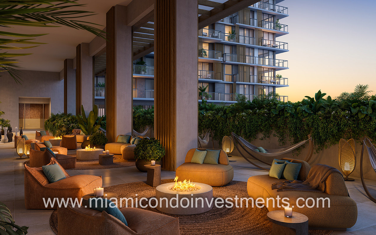 The William terrace lounge