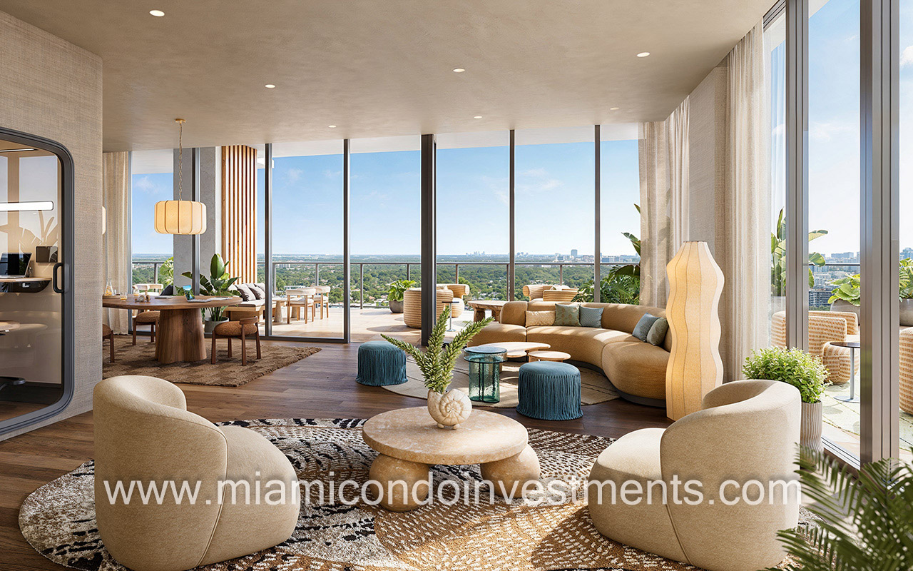 The William co-working lounge