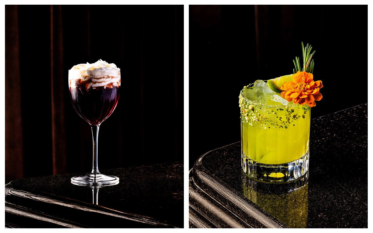 signature cocktails at 400 Vinyl Room