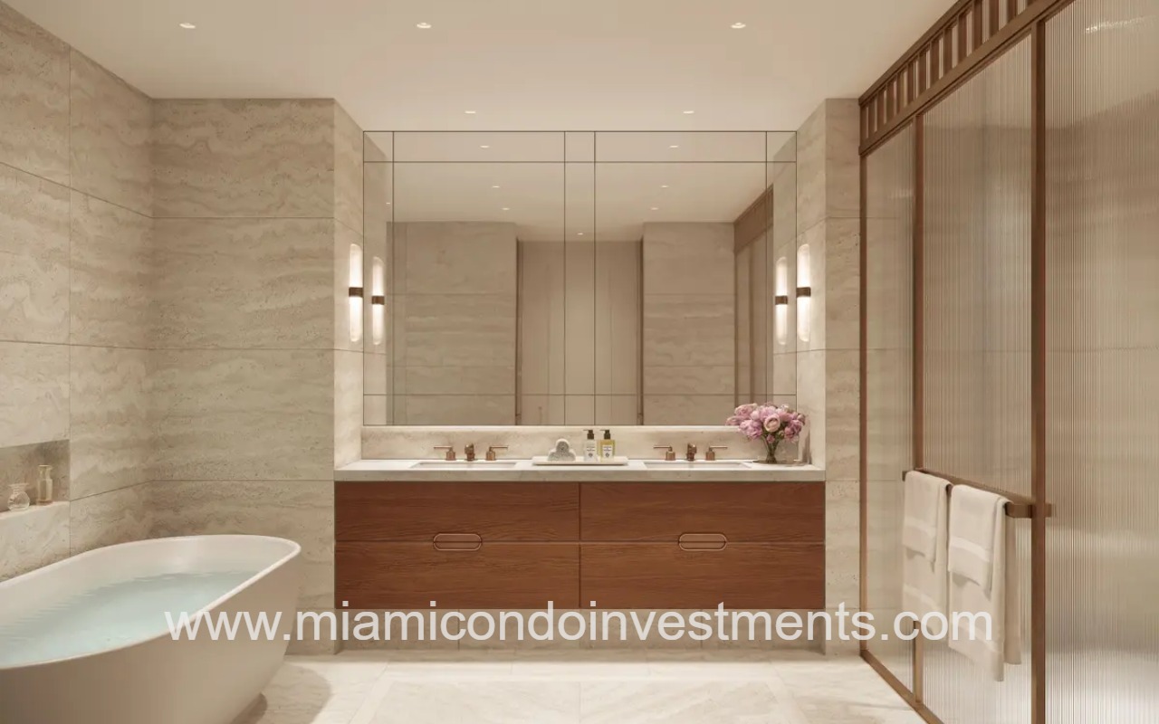 Ocean Terrace Residences primary bath