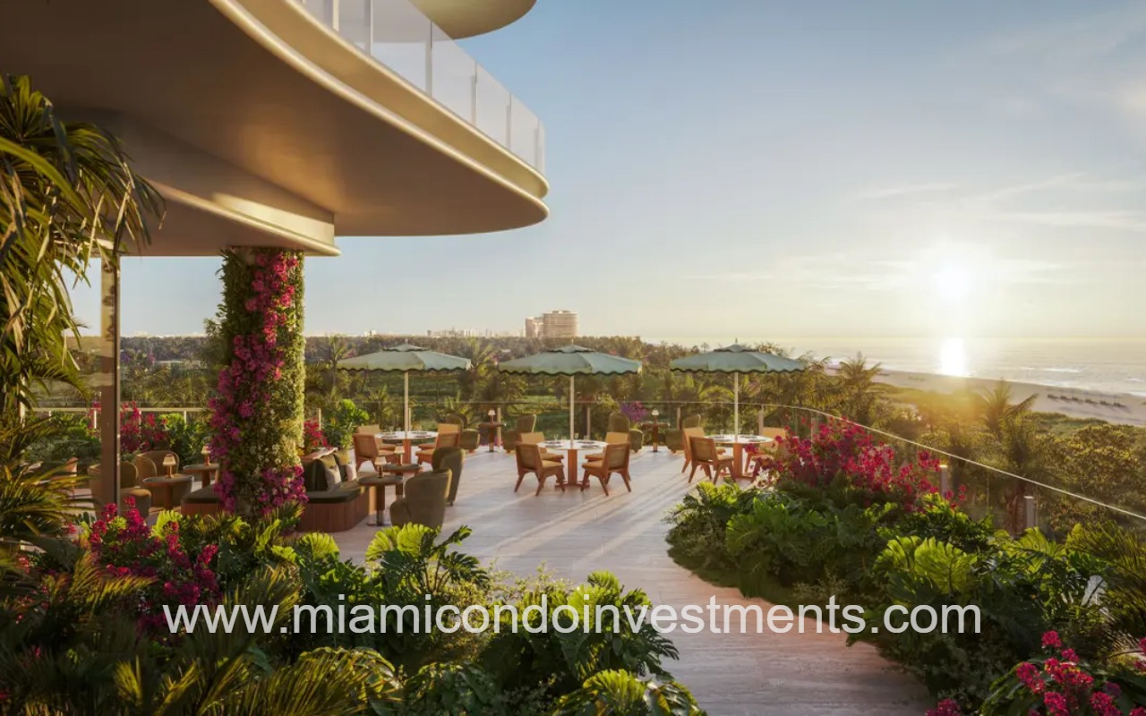 Ocean Terrace Residences outdoor terrace