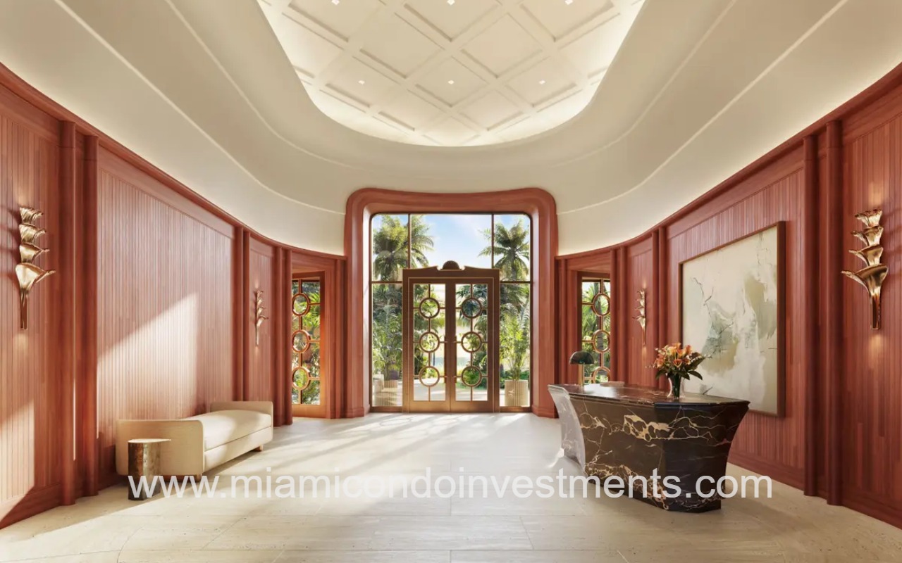 Ocean Terrace Residences entrance desk area