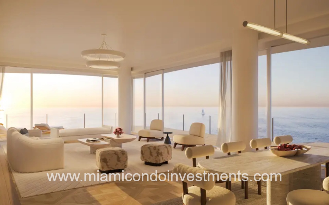 Ocean Terrace Residences living room