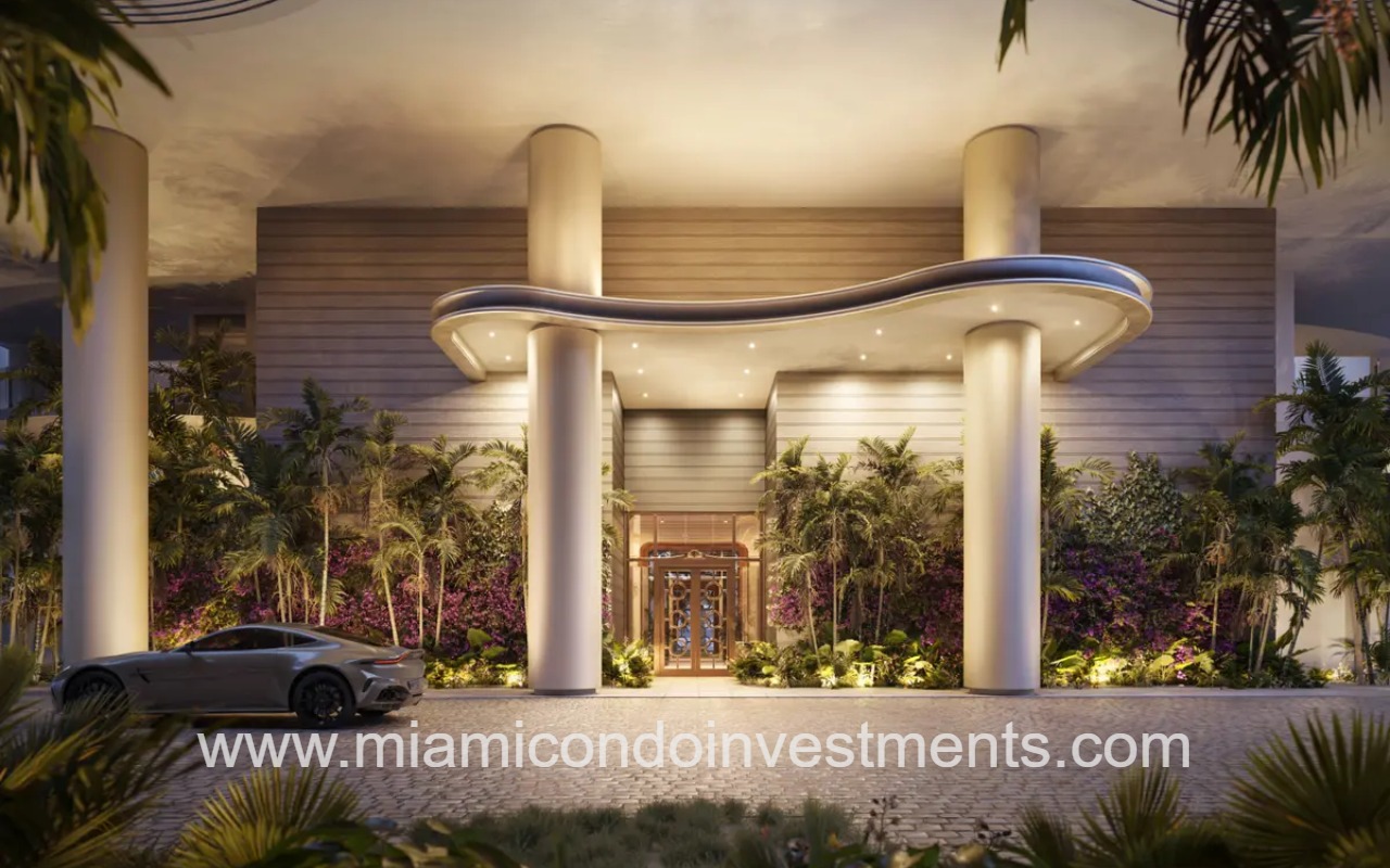 Ocean Terrace Residences porte-cochère entry