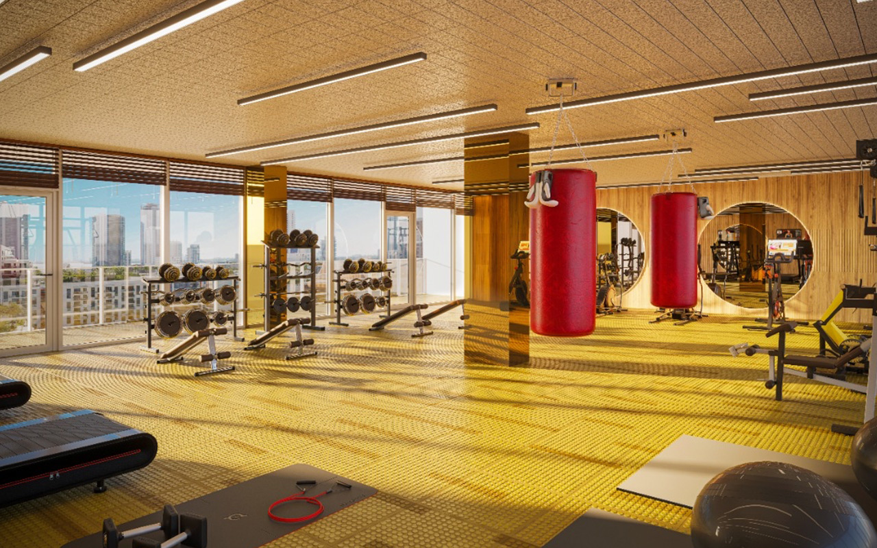 Sweat Room at The Standard Residences Midtown Miami