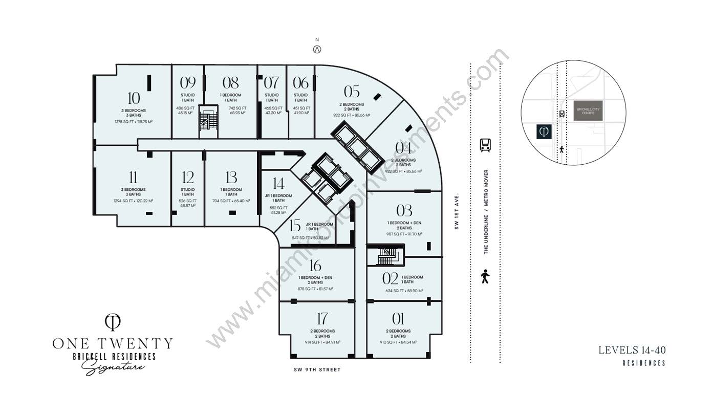 One Twenty Signature Residences Site Plan