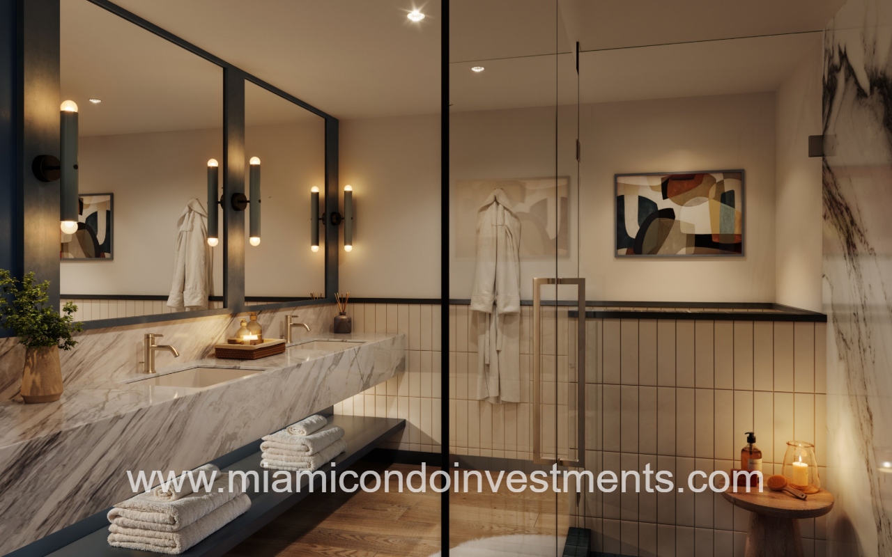 DUOS Wynwood condo bathroom