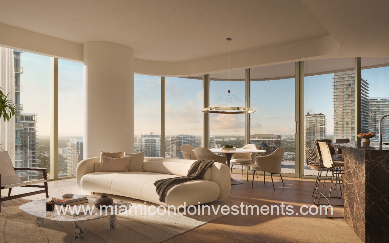 LILLI Miami Edgewater living room West