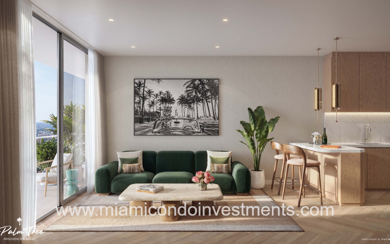 Palm Tree Residences living room