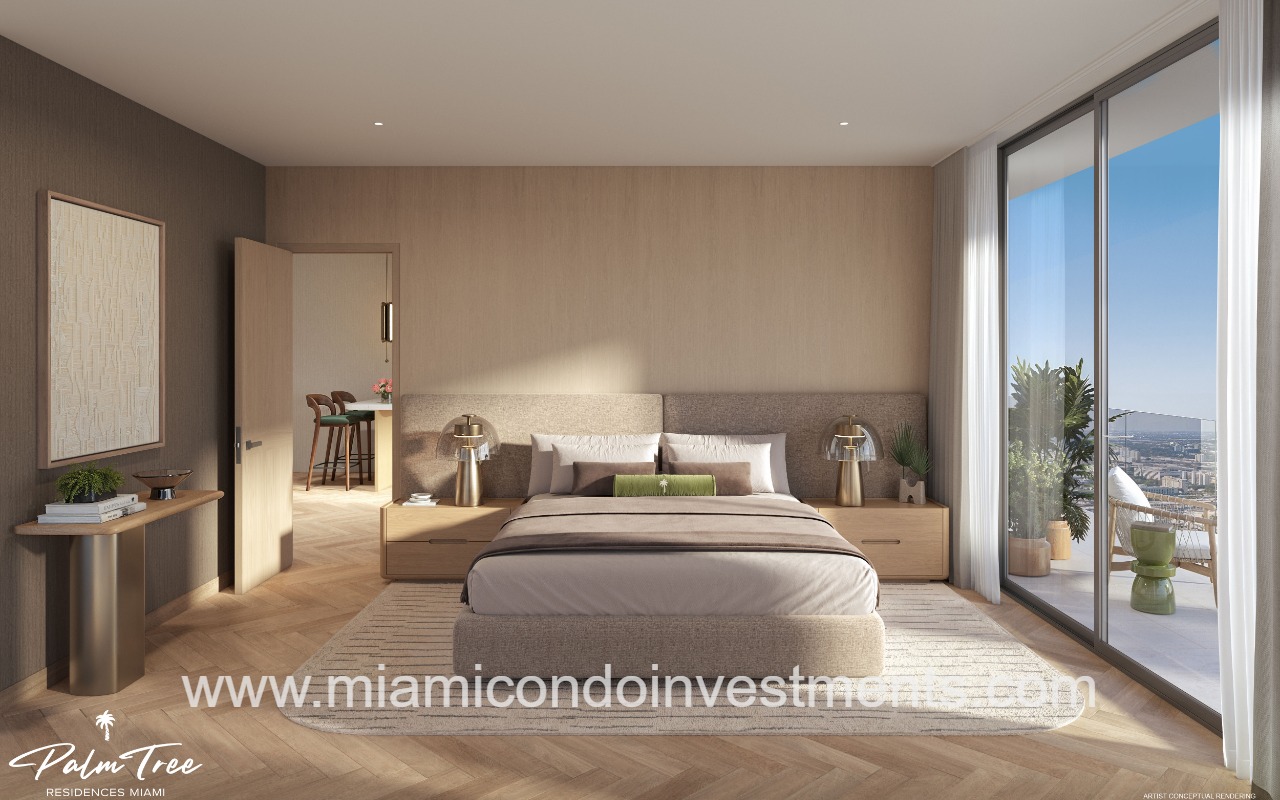 Palm Tree Residences primary bedroom