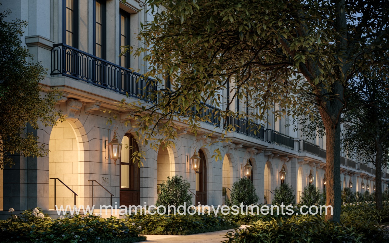 The George facade evening