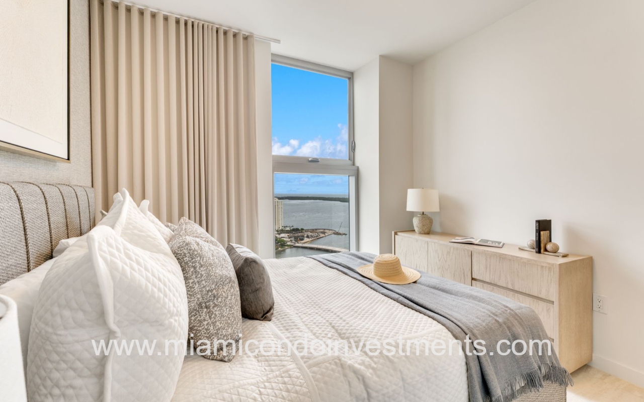 Viceroy Brickell bedroom with window view