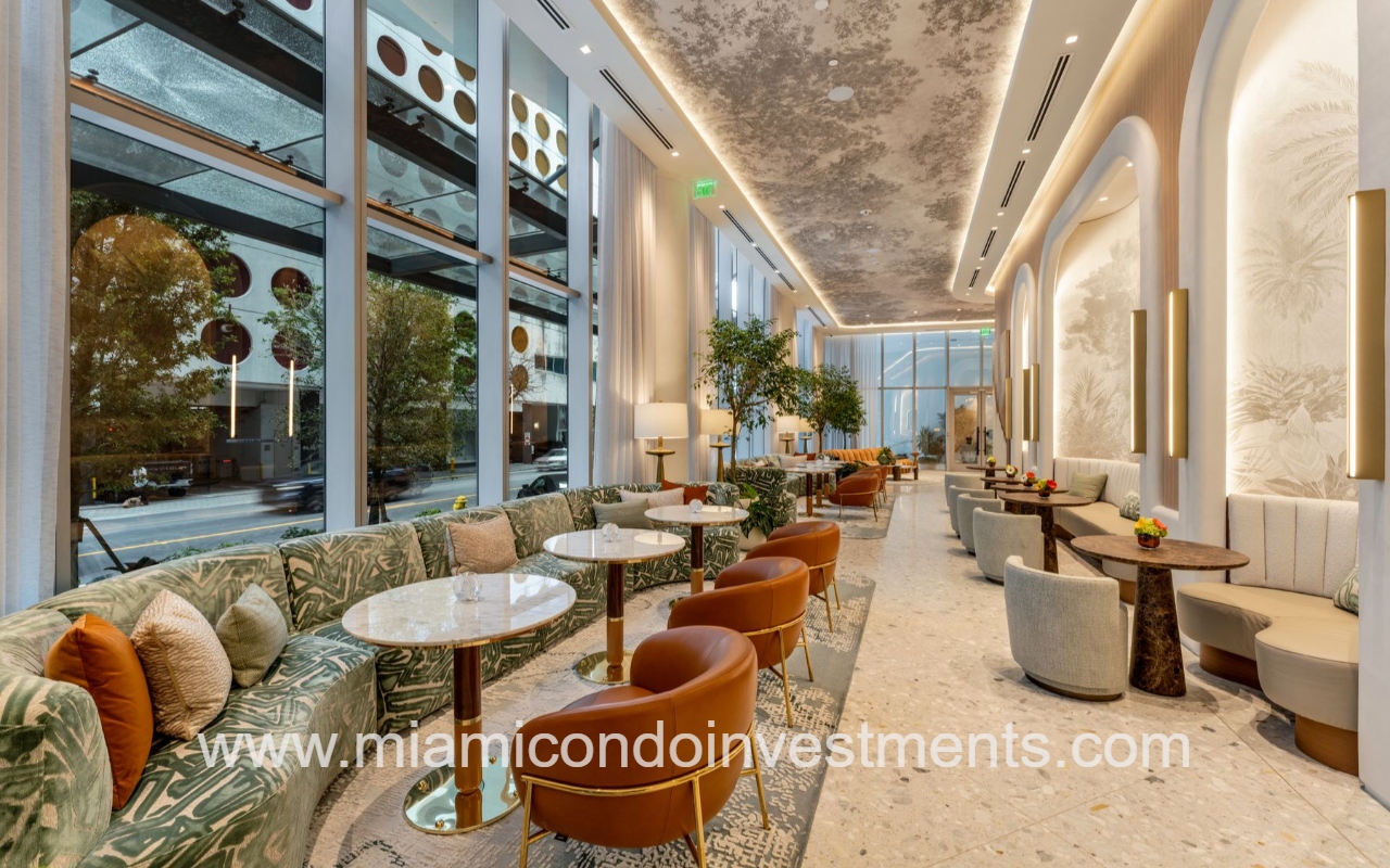 Viceroy Brickell dining area long view