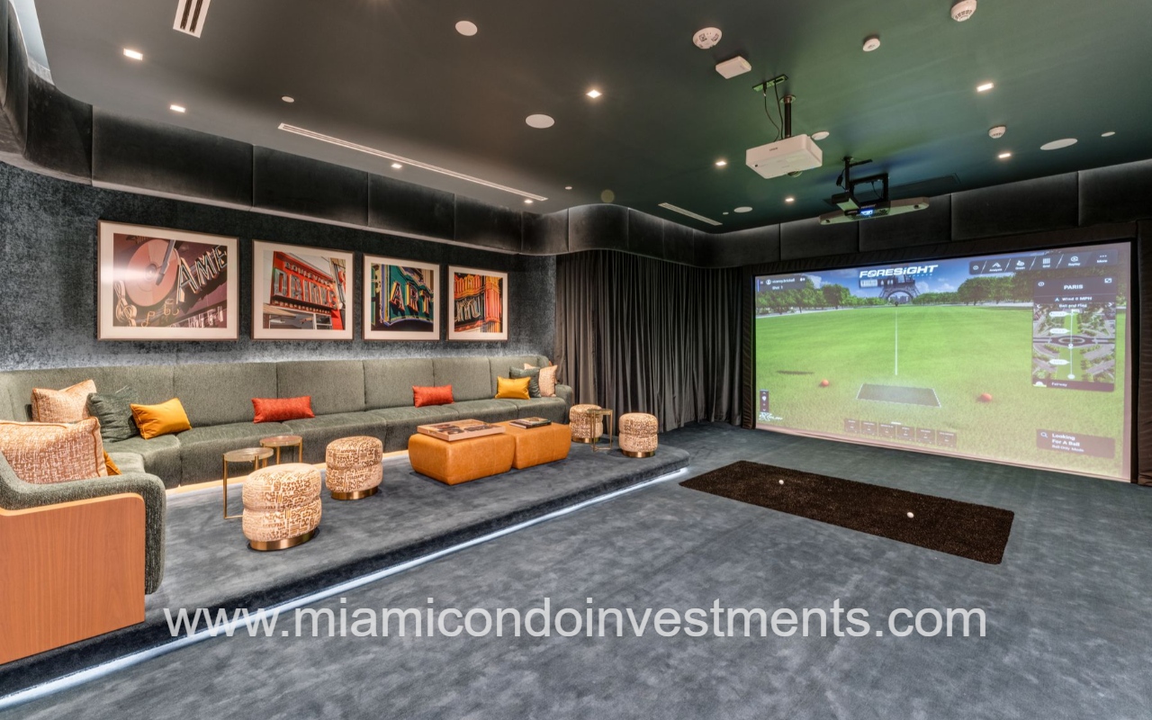 Viceroy Brickell golf simulator