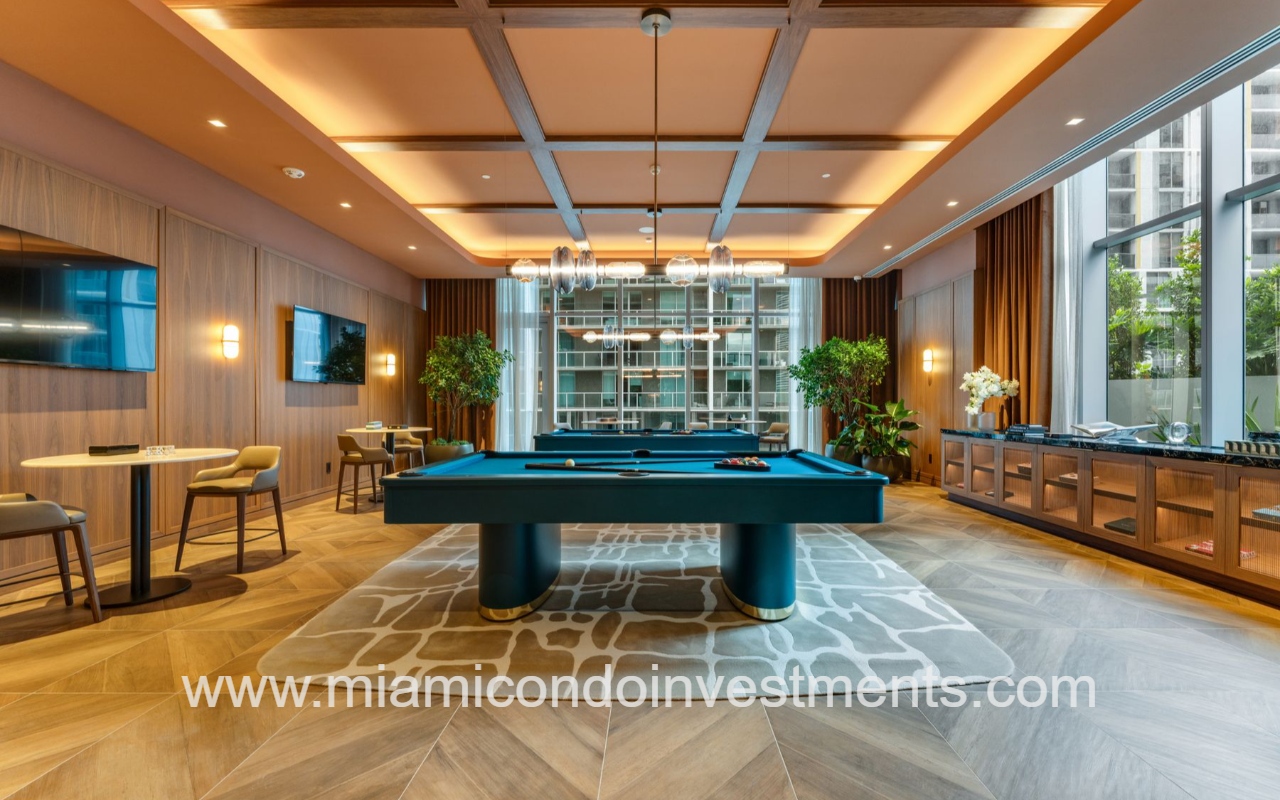 Viceroy Brickell pool tables